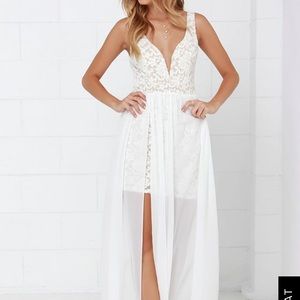 Lulus White Maxi Dress